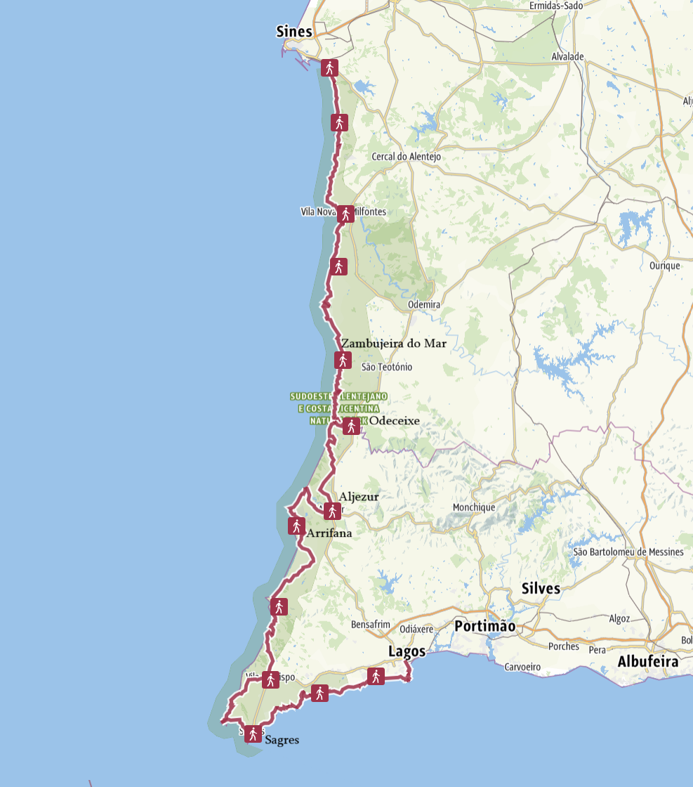 fishermen's trail map guide