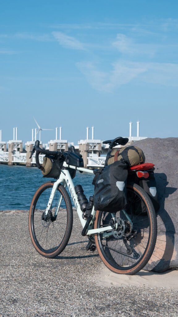 bikepacking cycling in zeeland